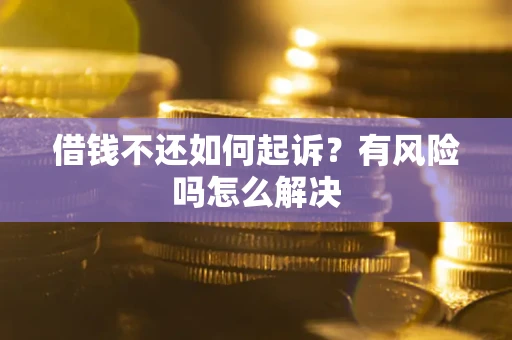 济南借钱不还如何起诉？有风险吗怎么解决
