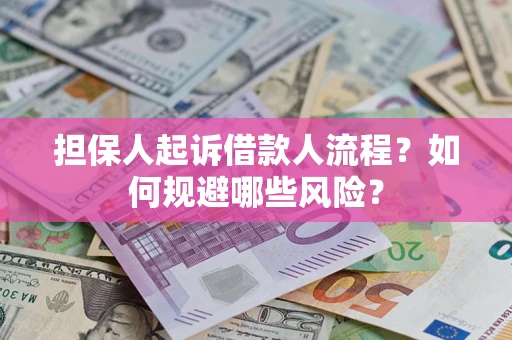 济南担保人起诉借款人流程？如何规避哪些风险？