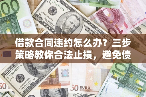 济南借款合同违约怎么办？三步策略教你合法止损，避免债务危机升级