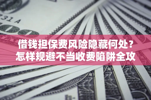 济南借钱担保费风险隐藏何处？怎样规避不当收费陷阱全攻略！