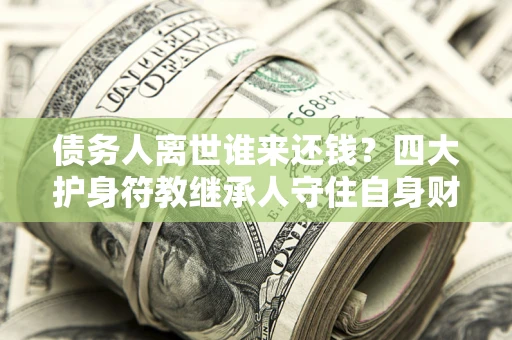 济南债务人离世谁来还钱？四大护身符教继承人守住自身财产